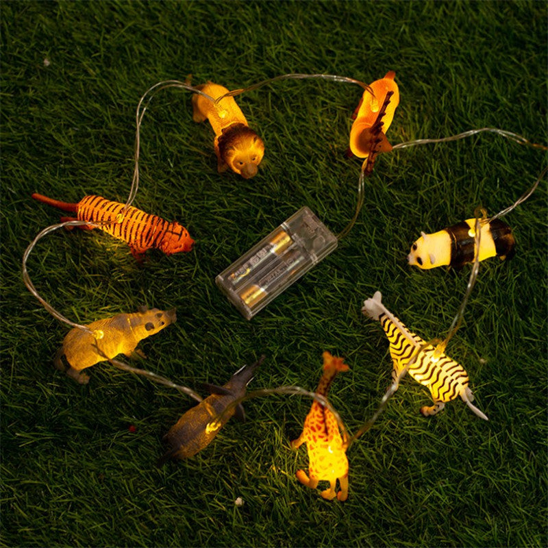 Simulation Dinosaur String Lights Toy Led Decorative Lights