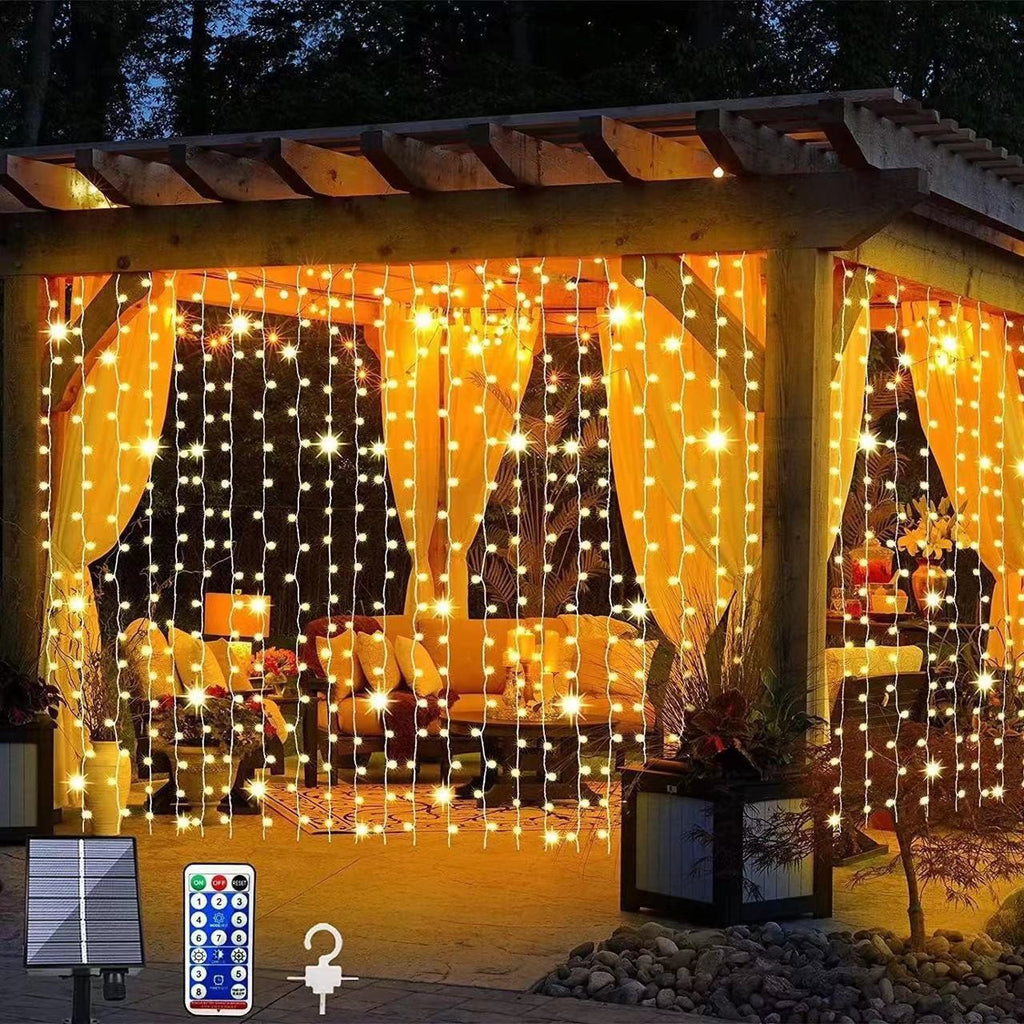 Curtain Lighting Chain Copper Wire Lamp Outdoor Atmosphere Decoration Starry Sky Lighting Chain
