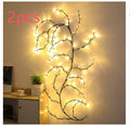 Rattan Branch LED Fairy Lights – Decorative Warm White Room Light