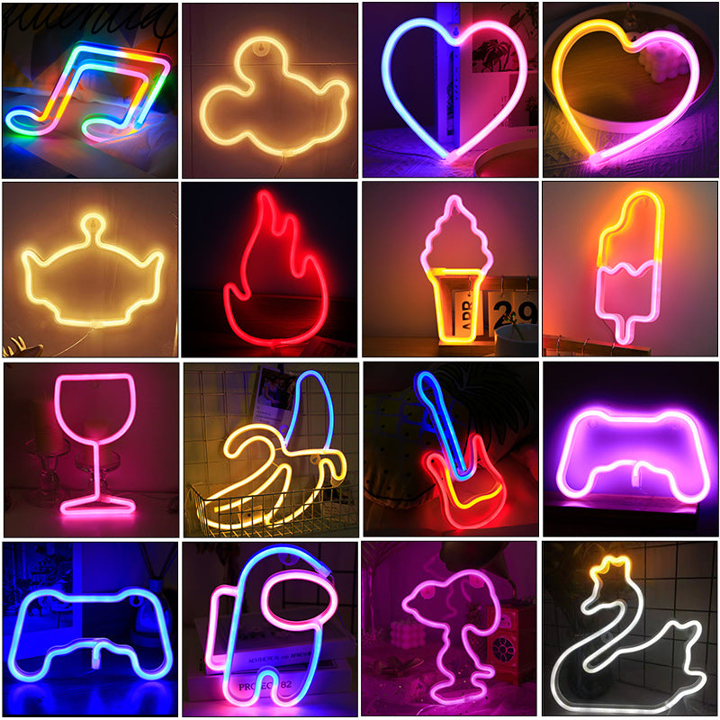 LED Neon Shaped Lights