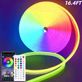 RGB Neon LED Strip – App & Remote Control, Music Sync, Waterproof